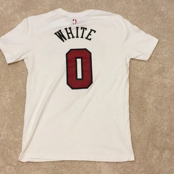 Nike Coby White #0 Chicago Bulls White T-Shirt - Picture 2 of 2